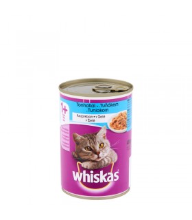 Whiskas Adult Tuna 1+ - nedves macskaeledel aszpikban (tonhal) - 400 g