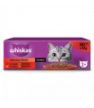 Whiskas Classic Meals 1+ - nedves macskaeledel szószban (marha, csirke, bárány, baromfi) - 80x85g