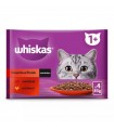 Whiskas Classic Meals 1+ - nedves macskaeledel szószban (marha, csirke) - 4x85 g