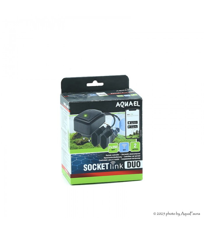 AquaEl Socket Link Duo WiFi vezérlő a Leddy Shrimp LED lámpákhoz