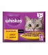 Whiskas Poultry feasts 1+ - nedves macskaeledel szószban (csirke, pulyka) - 4x85 g
