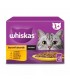 Whiskas Poultry feasts 1+ - nedves macskaeledel szószban (csirke, pulyka, kacsa, baromfi) - 12x85 g