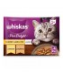 Whiskas Pure Delight Adult 1+ - nedves macskaeledel aszpikban (csirke, pulyka) - 4x85 g