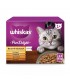 Whiskas Pure Delight Adult 1+ - nedves macskaeledel (csirke, kacsa, baromfi, pulyka) - 12x85 g