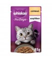 Whiskas Pure Delight Adult 1+ - nedves macskaeledel aszpikban (csirke) - 85 g