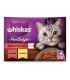 Whiskas Pure Delight Adult 1+ - nedves macskaeledel aszpikban (marha, csirke) - 4x85 g