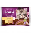 Whiskas Pure Delight Junior - nedves eledel kölyök macskáknak aszpikban (csirke, pulyka) - 4x85 g