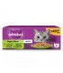 Whiskas Selection Menu 1+ - nedves macskaeledel aszpikban (tonhal, lazac, csirke, marha) - 40x100 g