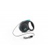 Flexi Black Design "XS" - zsinóros automata póráz (3 m) max. 8 kg - kék