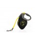 Flexi Giant "S/M" - szalagos automata póráz (8 m) max. 25 kg - neon-fekete