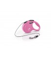 Flexi New Classic "XS" - zsinóros automata póráz (3 m) max. 8 kg - pink
