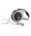 Flexi New Comfort "L" - szalagos automata póráz (8 m) max. 50 kg - fekete