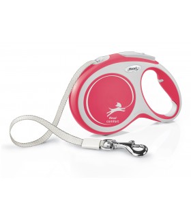 Flexi New Comfort "L" - szalagos automata póráz (8 m) max. 50 kg - piros