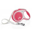 Flexi New Comfort "L" - szalagos automata póráz (8 m) max. 50 kg - piros