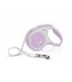 Flexi New Comfort "M" - szalagos automata póráz (5 m) max. 25 kg - rózsaszín