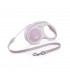 Flexi New Comfort "S" - zsinóros automata póráz (3 m) max. 12 kg - pink