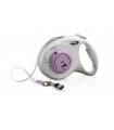 Flexi Select Tape - szalagos automata póráz (7 m) max. 25 kg - világoslila
