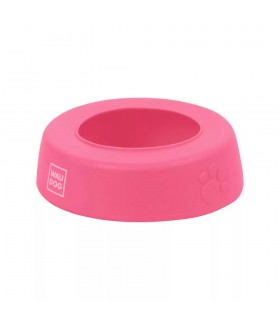 WAUDOG Silicone Bowl - kiömlés mentes, szilikon tál (pink) utazáshoz, sétához kutyáknak (750 ml)