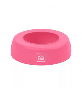 WAUDOG Silicone Bowl - kiömlés mentes, szilikon tál (pink) utazáshoz, sétához kutyáknak (750 ml)