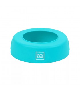 WAUDOG Silicone Bowl - kiömlés mentes, szilikon tál (kék) utazáshoz, sétához kutyáknak (750 ml)