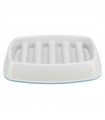 Trixie Ceramic Bowl - evést lassító tál (műanyag/TPR) kutyáknak (0,25 l/21 x 14 cm), szürke
