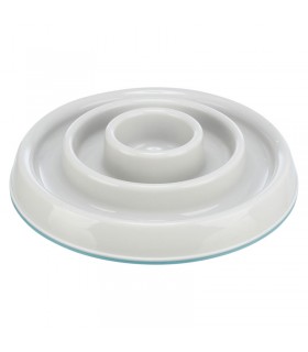 Trixie Ceramic Bowl - evést lassító tál (műanyag/TPR) kutyáknak (0,45 l/23 cm), szürke