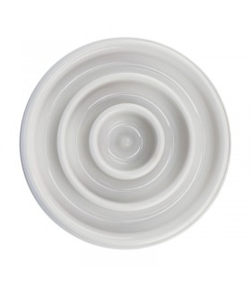 Trixie Ceramic Bowl - evést lassító tál (műanyag/TPR) kutyáknak (0,45 l/23 cm), szürke