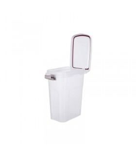 Trixie Plastic Barrel - műanyag táptartó (átlátszó/fehér) 15 liter (22×41x33 cm)