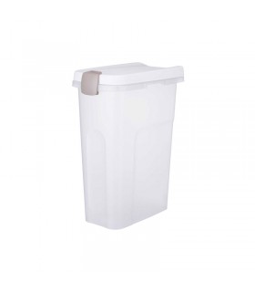 Trixie Plastic Barrel - műanyag táptartó (átlátszó/fehér) 25 liter (24×51x39 cm)