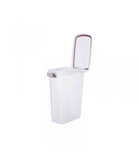 Trixie Plastic Barrel - műanyag táptartó (átlátszó/fehér) 25 liter (24×51x39 cm)