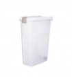 Trixie Plastic Barrel - műanyag táptartó (átlátszó/fehér) 40 liter (27×61x45 cm)