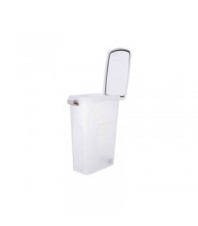 Trixie Plastic Barrel - műanyag táptartó (átlátszó/fehér) 40 liter (27×61x45 cm)