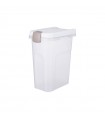 Trixie Plastic Barrel - műanyag táptartó (átlátszó/fehér) 15 liter (22×41x33 cm)