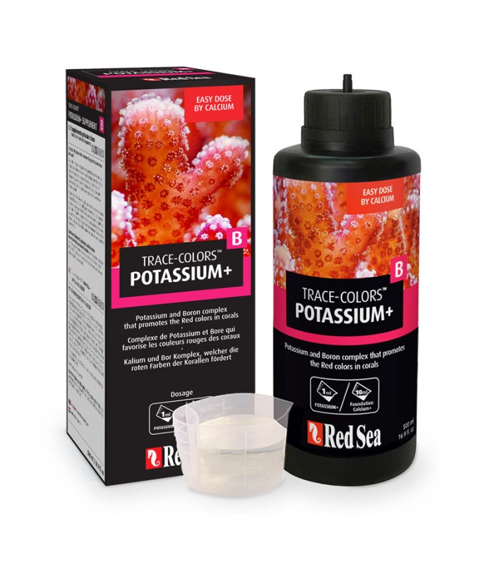 Red Sea Reef Trace Colors B Potassium+ - Kálium kiegészítő - 500 ml