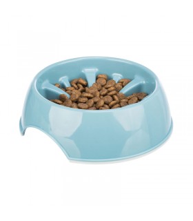 Trixie Slow Feeding Plastic Bowl - evést lassító tál (vegyes színekben) kutyáknak (0,8 l/Ø20 cm)