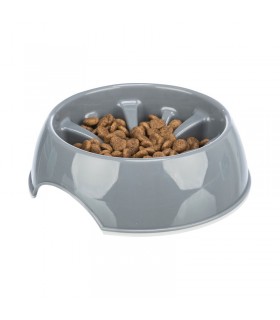 Trixie Slow Feeding Plastic Bowl - evést lassító tál (vegyes színekben) kutyáknak (1,4 l/Ø25 cm)
