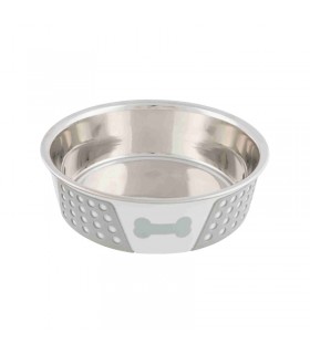 Trixie Stainless Steel Bowl - rozsdamentes tál, szilikon bevonattal (1,4 l/Ø21 cm)