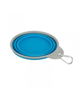 Trixie Travel Bowl - tál (szilikon, összecsukható) kutyáknak (0,5l /Ø14 cm)