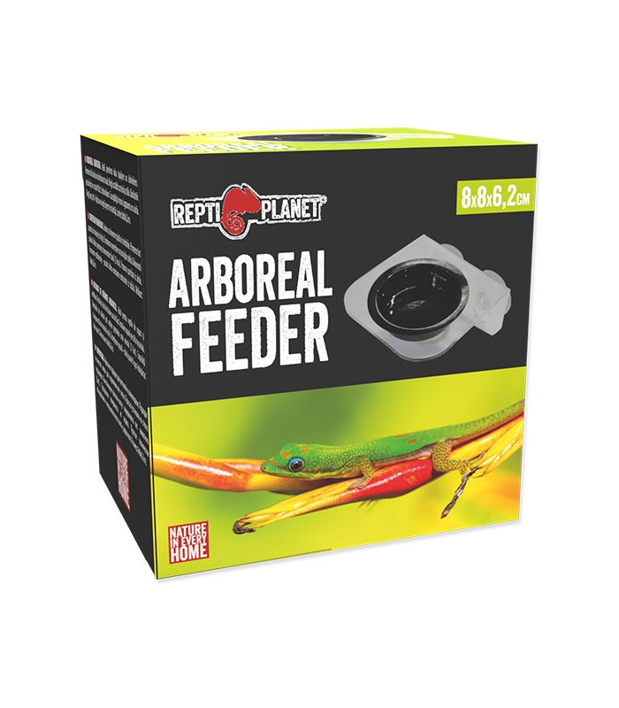 Repti Planet Arboreal Feeders - Etetőtál tapadókoronggal terráriumi állatoknak (8x8x6,2 cm)