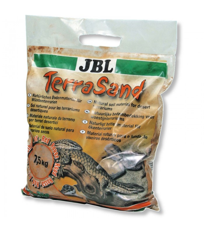 JBL TerraSand natur-vörös - terrárium homok 7,5 kg