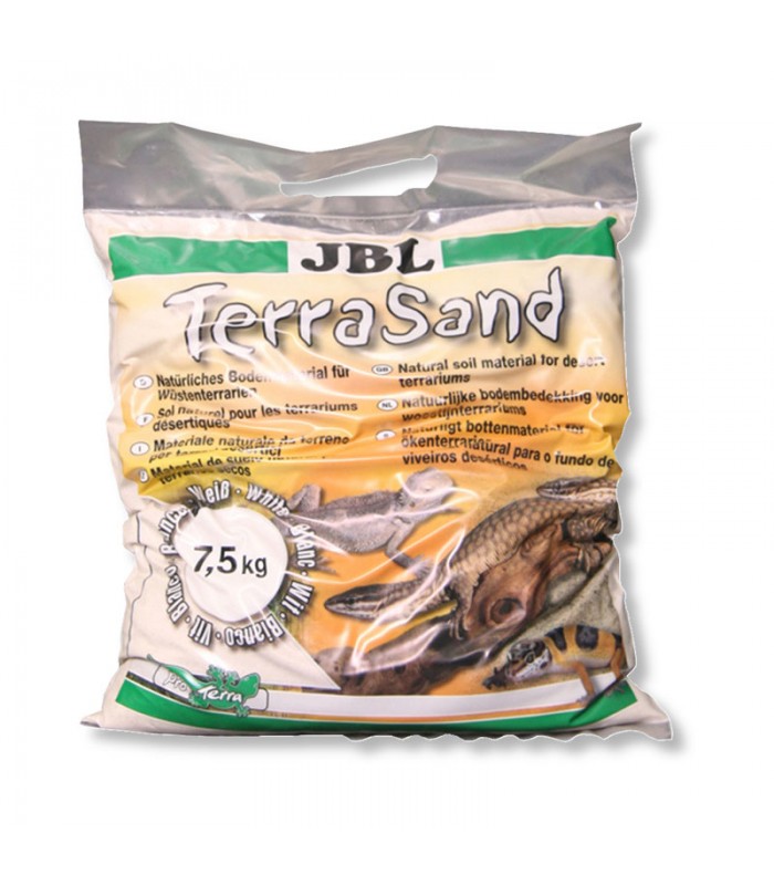 JBL TerraSand natur-fehér - terrárium homok 7,5 kg