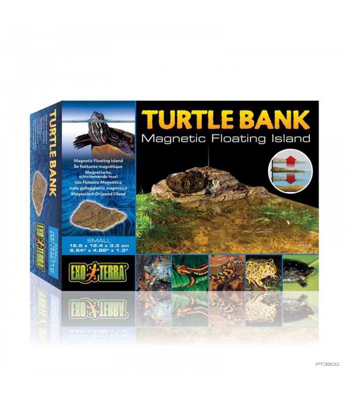 Hagen Exo Terra Turtle Bank Small - mágneses lebegő sziget - Kicsi (16,6 x 12,4 x 3,3 cm)
