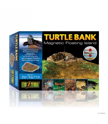 Hagen Exo Terra Turtle Bank Small - mágneses lebegő sziget - Kicsi (16,6 x 12,4 x 3,3 cm)