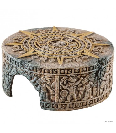 Hagen Exo Terra Aztec Calendar Medium - bújó (Azték mintás) terráriumba (S) Ø18 cm x 7,5 cm