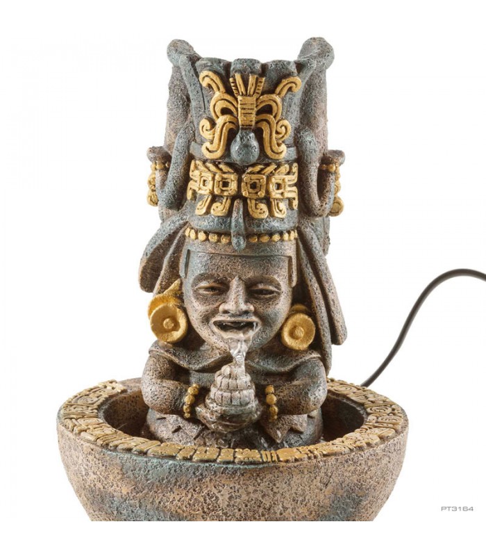 Hagen Exo Terra Aztec Sacred Maize Waterfall - vízesés (Azték figura) terráriumba (18x25 cm/400 ml)