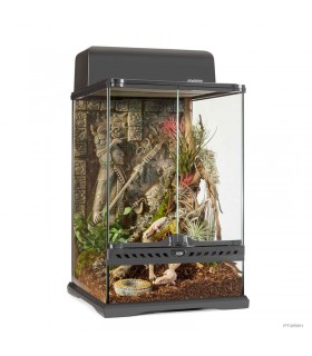 Hagen Exo Terra Aztec Terrarium Mini Tall - Azték témájú, dekoratív üvegterrárium (30x30x45 cm)
