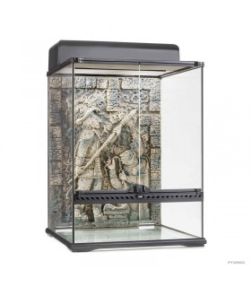 Hagen Exo Terra Aztec Terrarium Small Tall - Azték témájú, dekoratív üvegterrárium (45x45x60 cm)