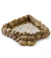 Hagen Exo Terra Corner Water Dish X-Large - itatótál (sziklás) terráriumokba (25x24x6,5 cm)