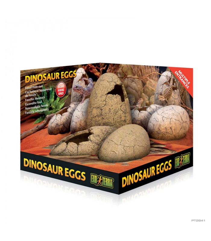 Hagen Exo Terra Dinosaur Eggs Fossil Hide Out - Dinoszaurusz tojás bújó hüllők részére (23 cm)