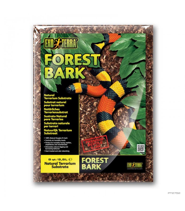 Hagen Exo Terra Forest Bark - Trópusi fenyőkéreg - terrárium talaj (8,8 liter)